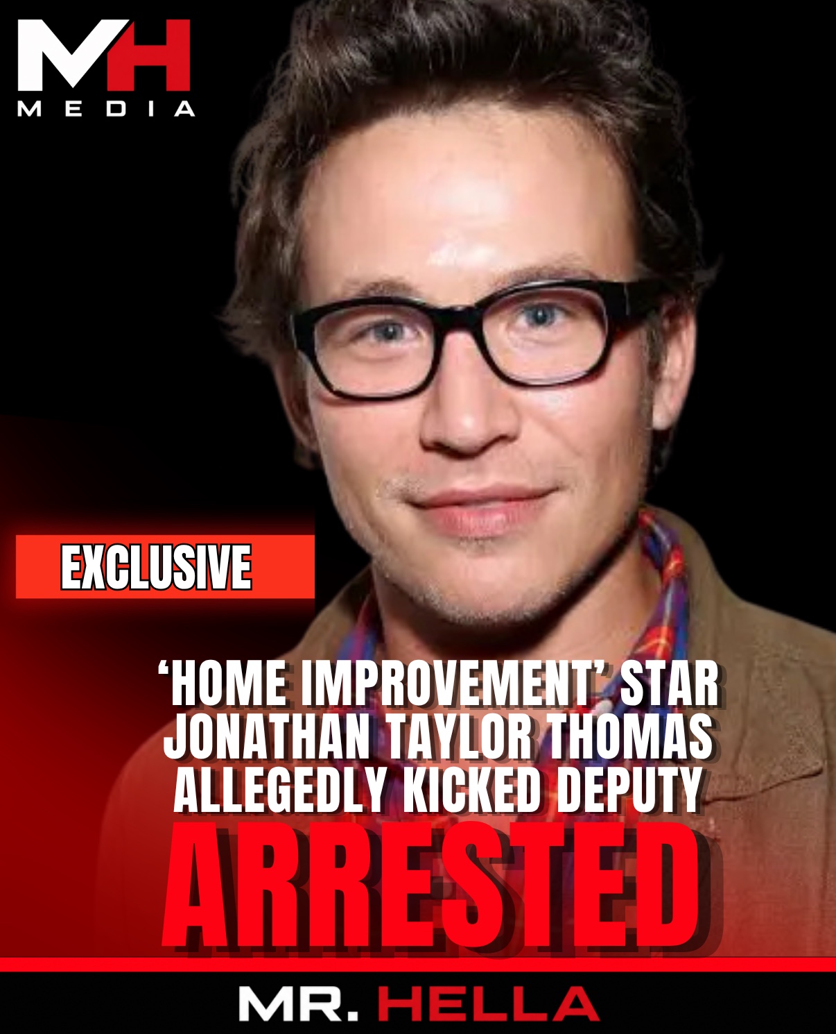 ‘Home Improvement’ Star Jonathan Taylor Thomas Accused of Kicking Deputy During Traffic Stop