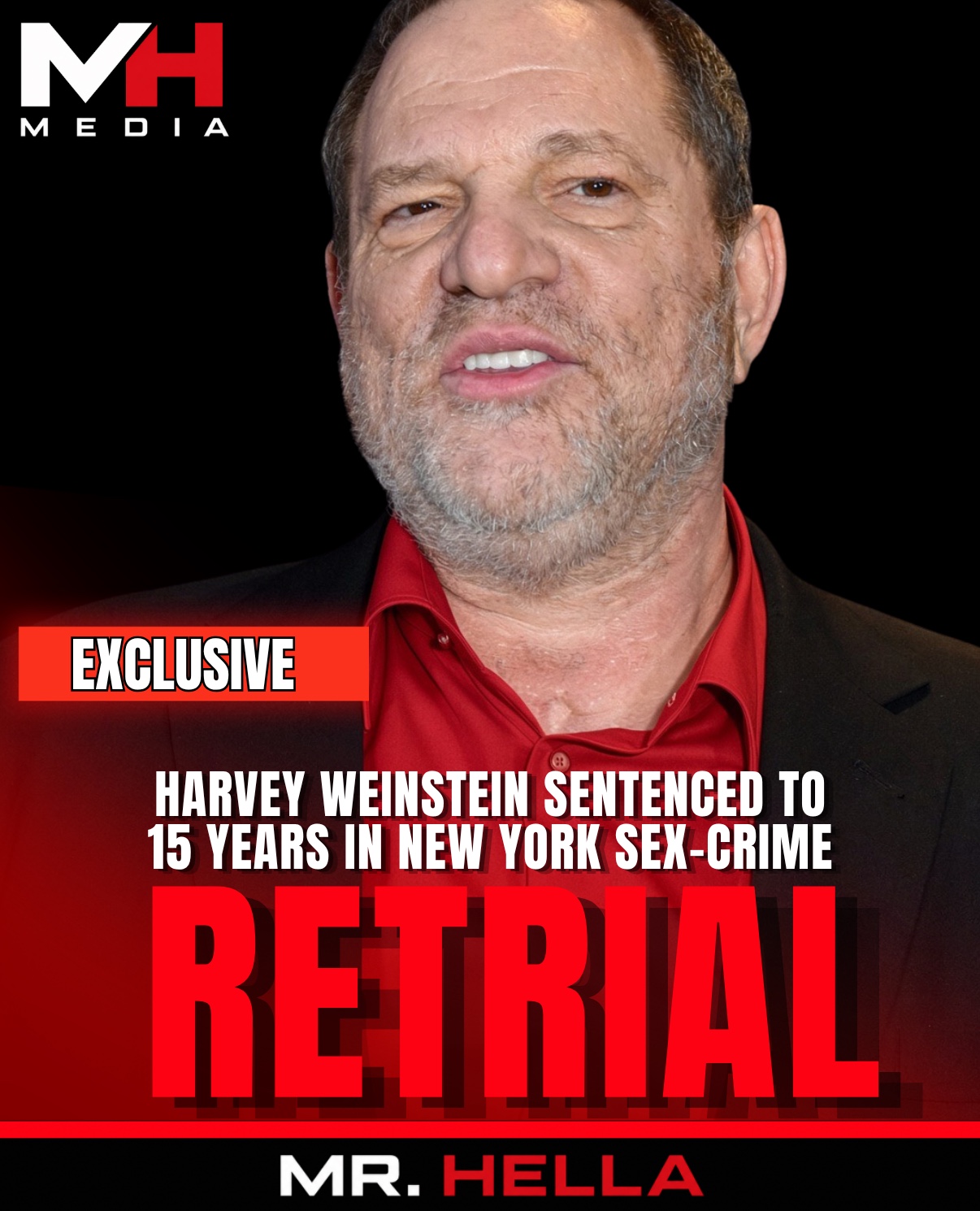 Harvey Weinstein Sentenced to 15 Years in Prison After New York Sex-Crime Retrial