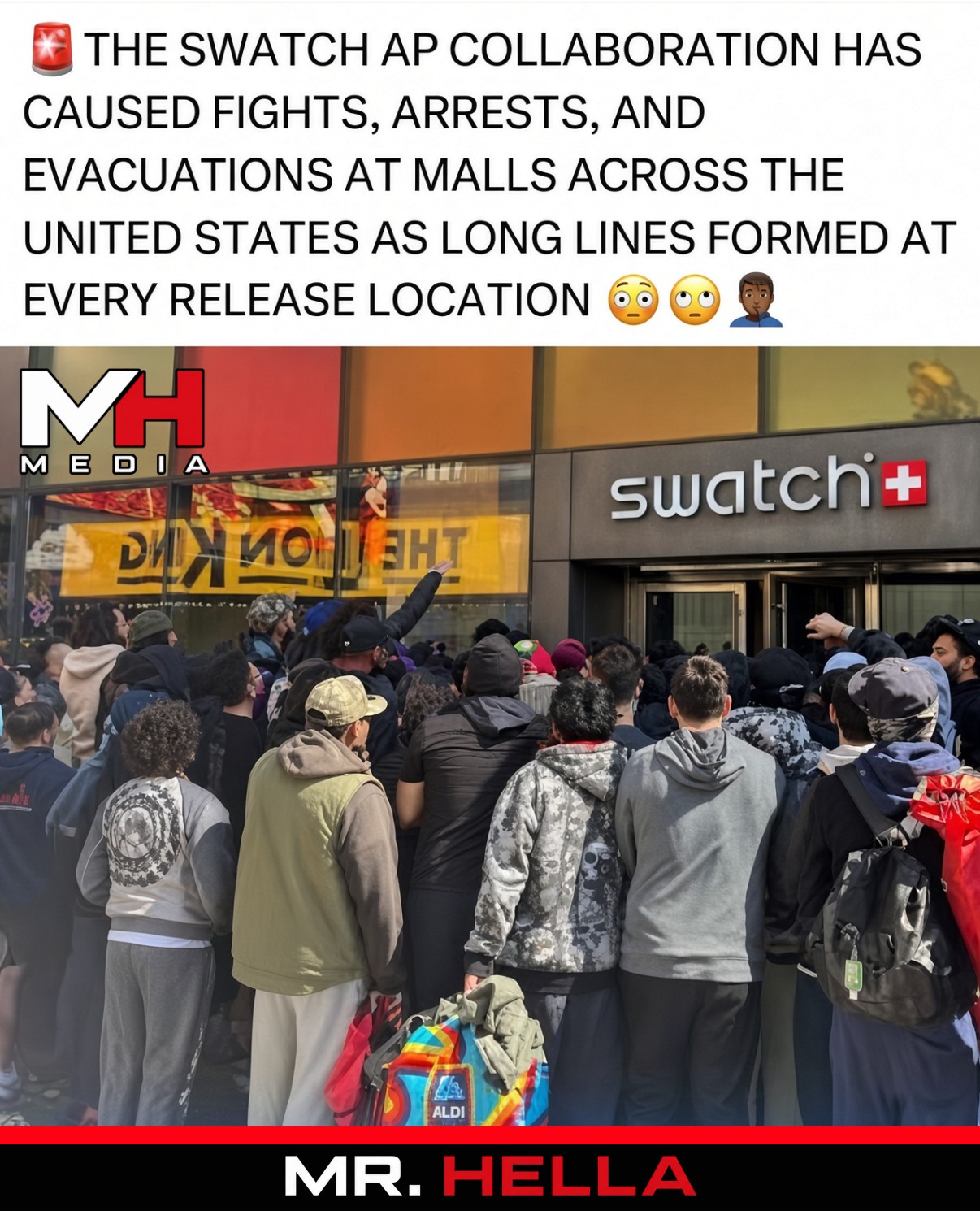 The Swatch AP Collaboration Has Caused Fights, Arrests, and Evacuations at Malls Across the United State