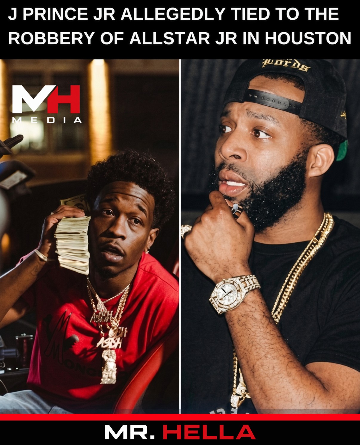 J Prince Jr Allegedly Tied to Robbery of AllStar JR in Houston