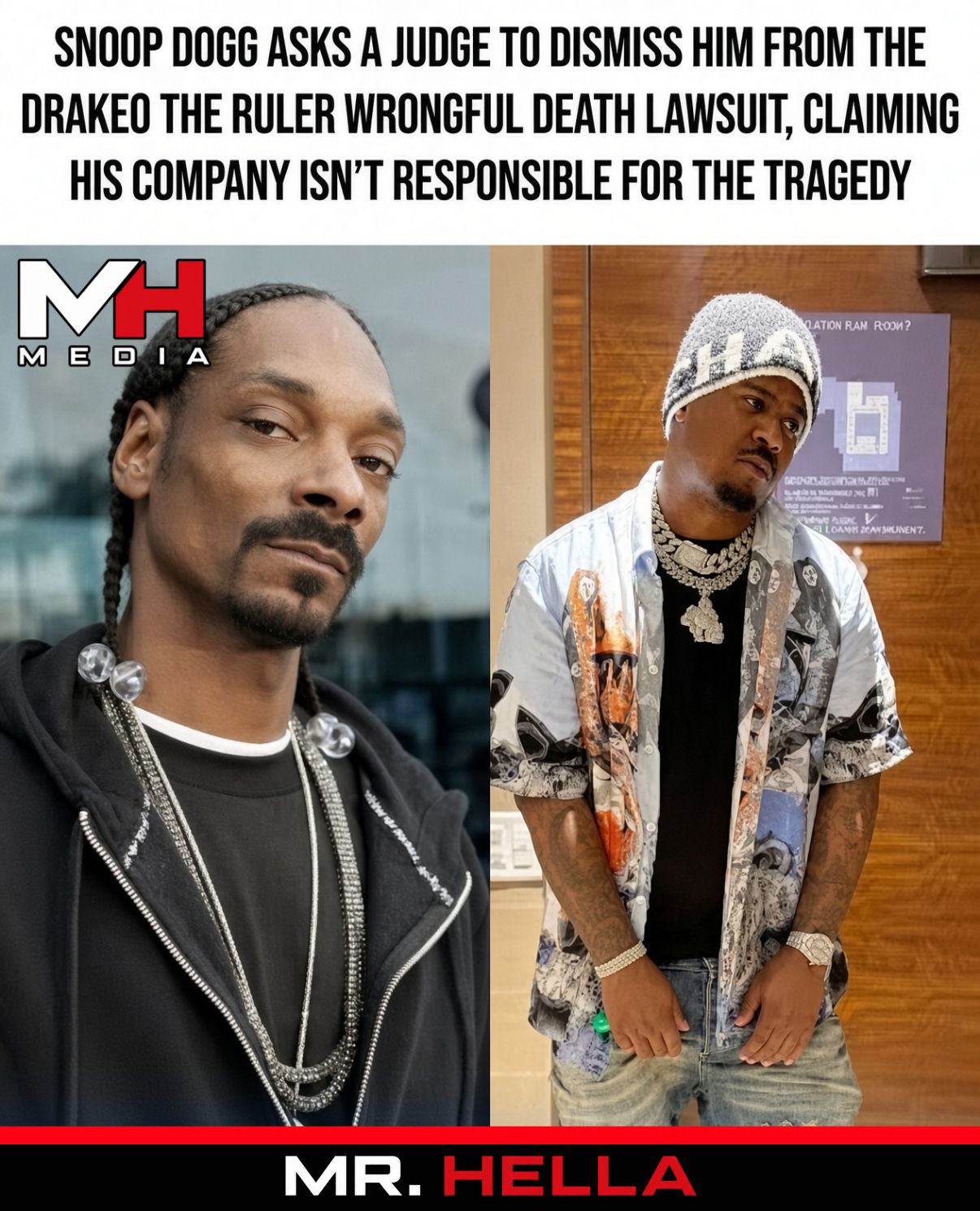 Snoop Dogg Asks a Judge to Dismiss Him From the Drakeo the Ruler Wrongful Death Lawsuit