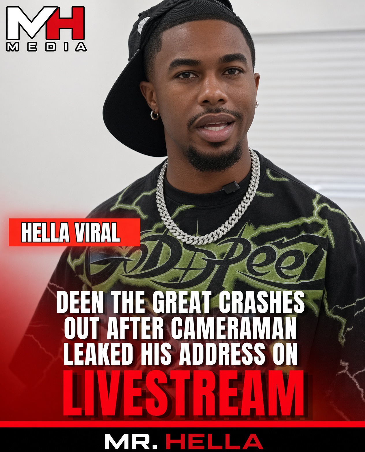 Deen The Great Crashes Out After Cameraman Allegedly Leaks His Address on Livestream