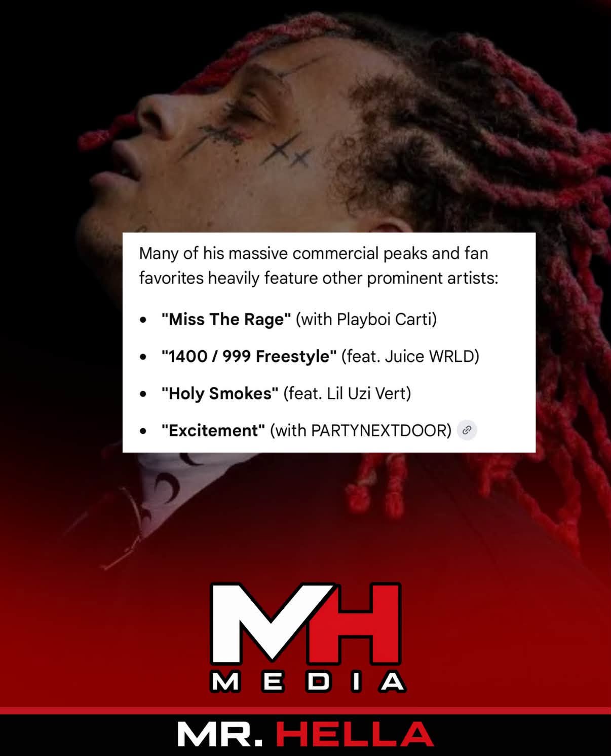 Trippie Redd’s Biggest Chart Hits Have Come Alongside Major Collaborators — image 2