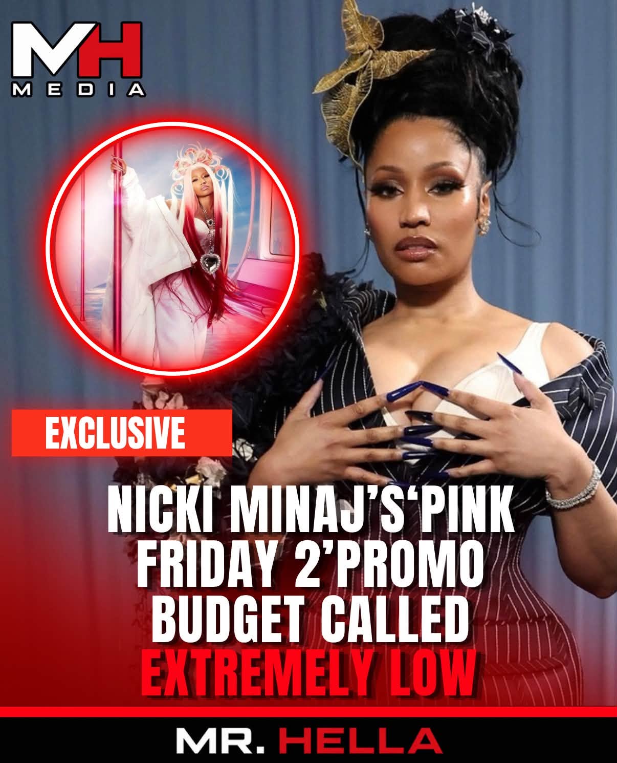 Nicki Minaj’s Team Called $250K ‘Pink Friday 2’ Promo Budget “Extremely Low”