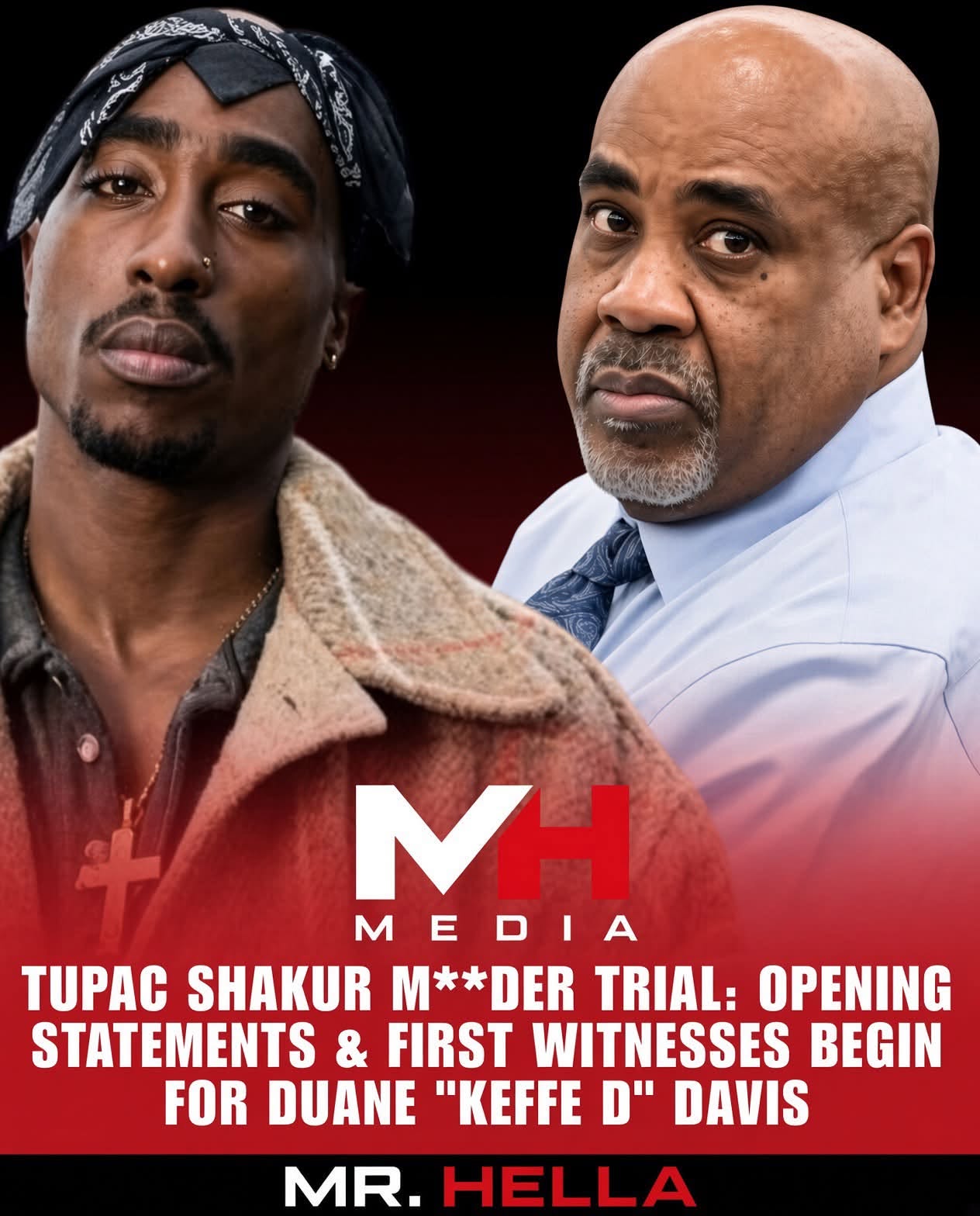 Duane “Keffe D” Davis went on trial says he did not fire the shot Killing 2Pac