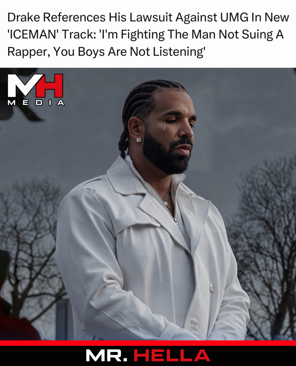 Drake References His Lawsuit Against UMG on “ICEMAN”