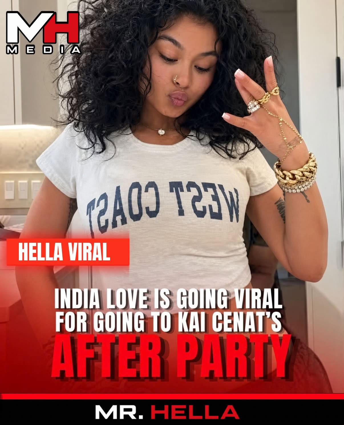 India Love Turns Heads at Kai Cenat’s VIVET After-Party During New York Fashion Week