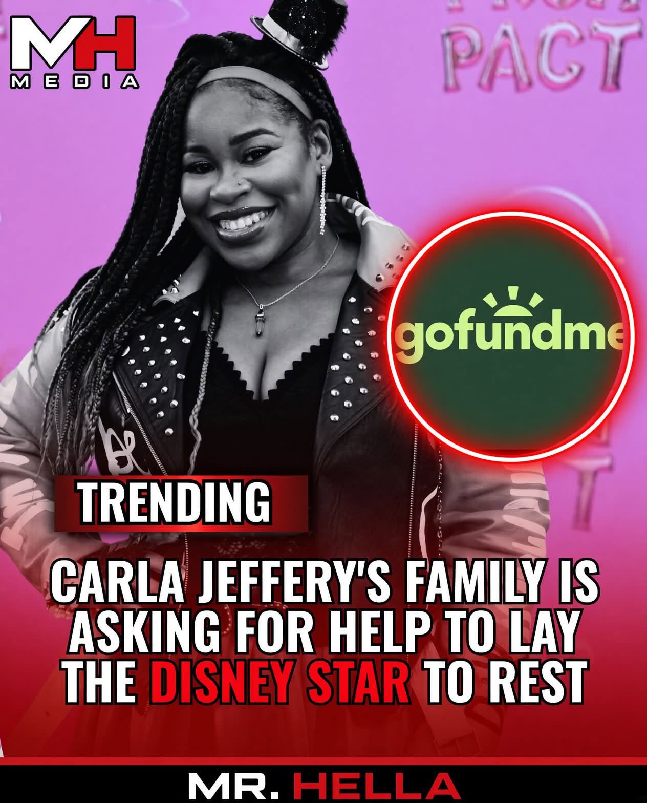 Disney Star Carla Jeffery’s Family Launches GoFundMe to Help Cover Funeral and Burial Costs