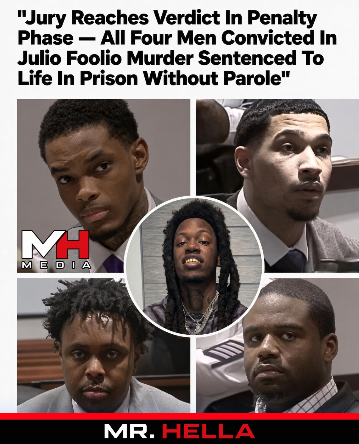 Jury Reaches Verdict in Penalty Phase , All Four Men Convicted in Julio Foolio Murder Sentenced to Life