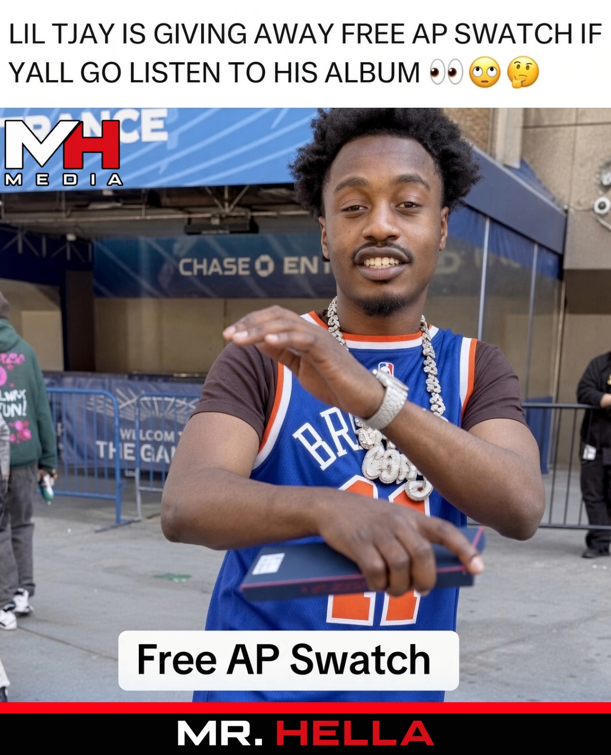 Lil Tjay Is Giving Away a Free AP Swatch If Y’all Go Listen to His Album