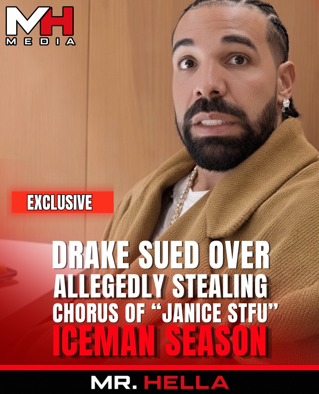 Drake Hit With Copyright Lawsuit Over Allegedly Stealing Chorus of Hit Song “Janice STFU”