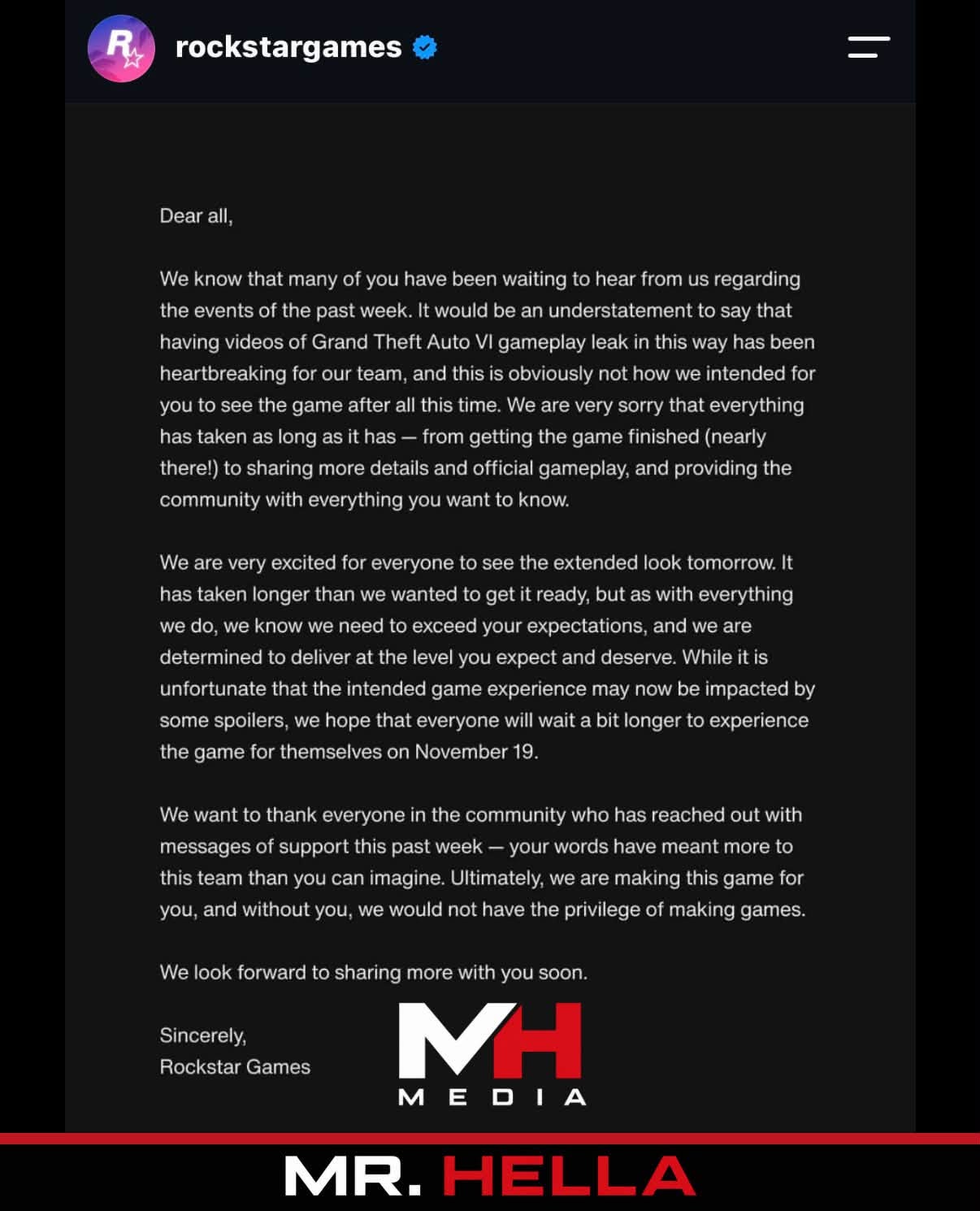 Rockstar Games Breaks Silence on ‘Heartbreaking’ GTA 6 Leaks Ahead of Netflix Reveal — image 2