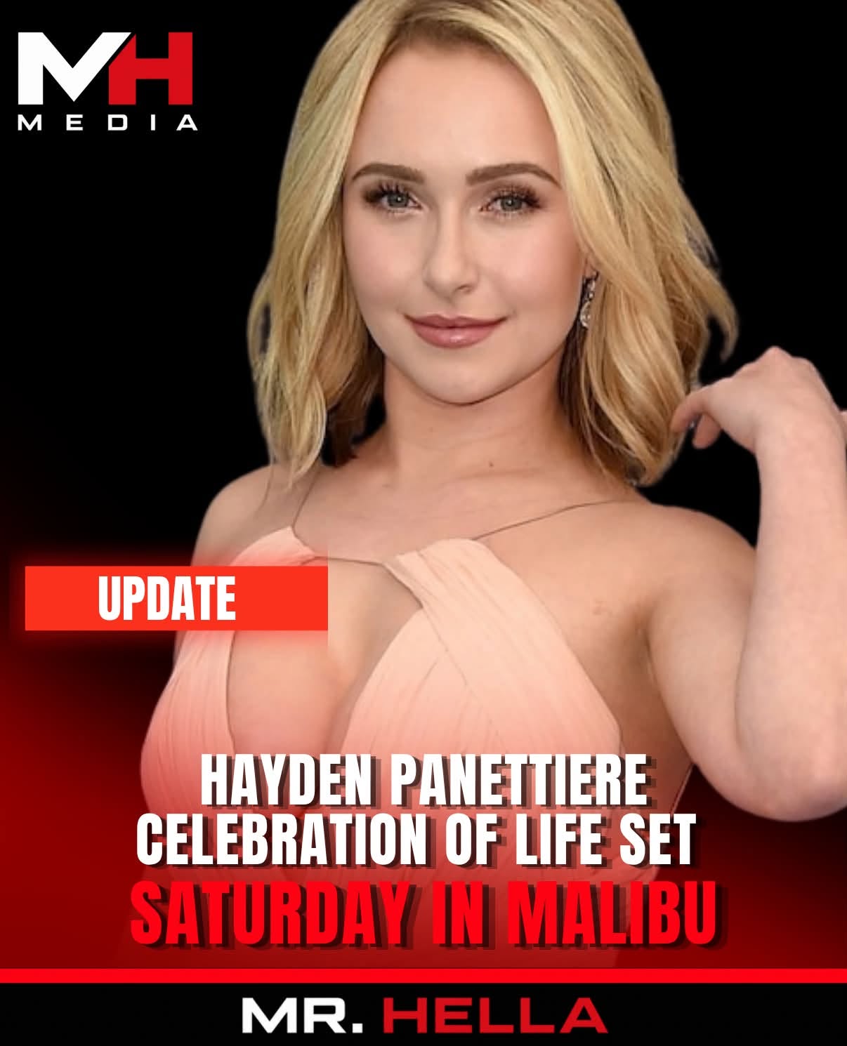 Hayden Panettiere Honored at Private Malibu Celebration of Life