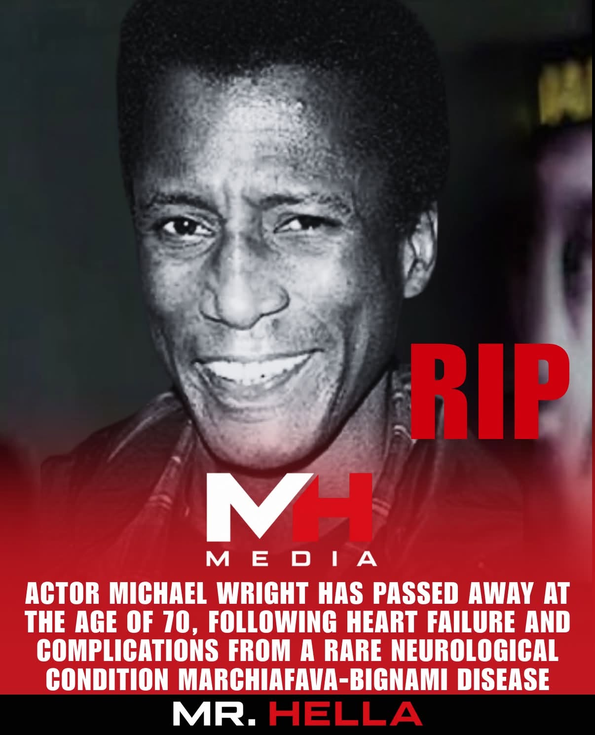 'The Five Heartbeats’ Star Michael Wright Dies at 70 After Nearly 50-Year Career