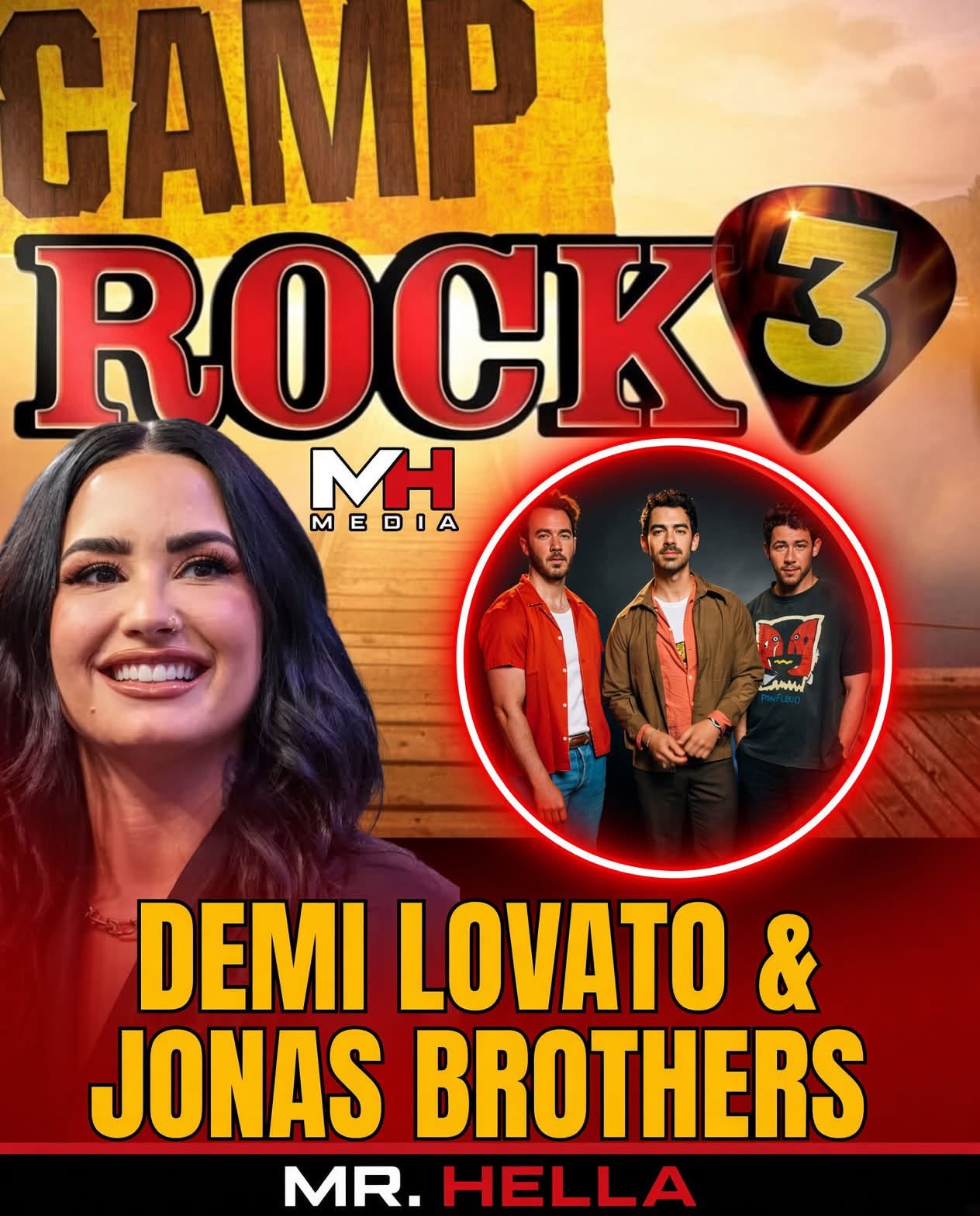 Jonas Brothers Return as Connect 3 for ‘Camp Rock 3’ With Demi Lovato Executive Producing