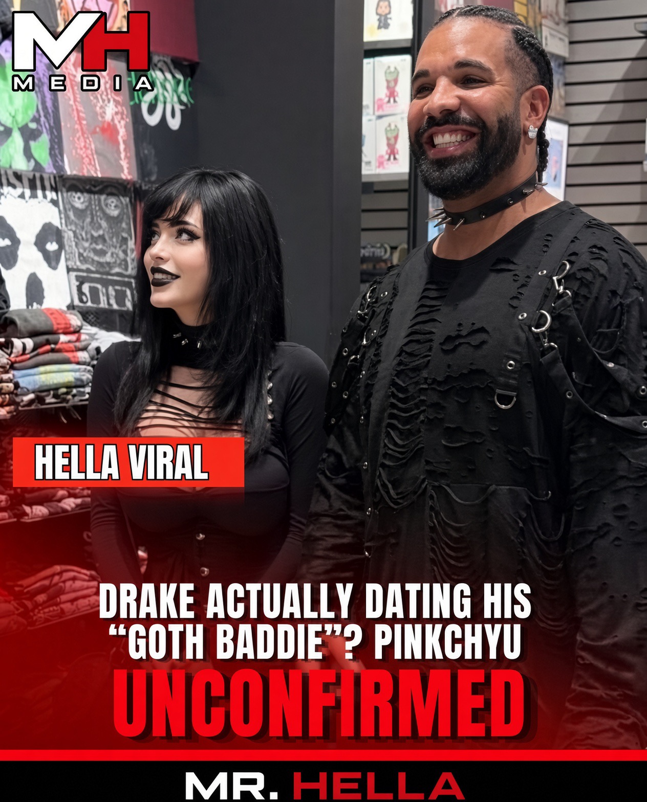 Pinkchyu Fuels Drake Dating Rumors After Refusing to Reveal Relationship Status