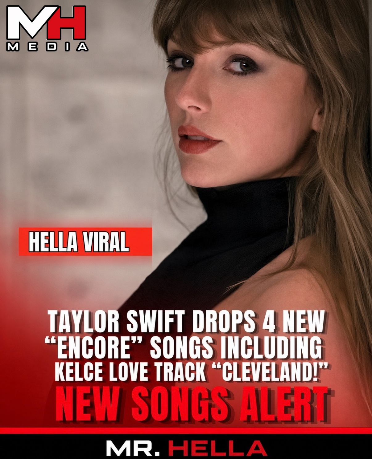 Taylor Swift Drops 4 New ‘Encore’ Songs, Including Travis Kelce Love Track ‘Cleveland!’