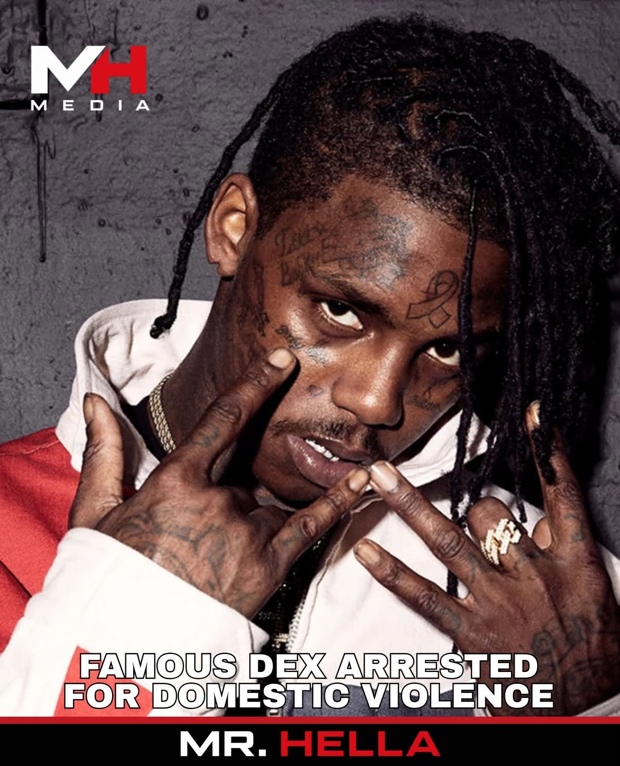 Famous Dex Arrested on Domestic Battery Charge as Ex-Girlfriend Details Alleged Assault
