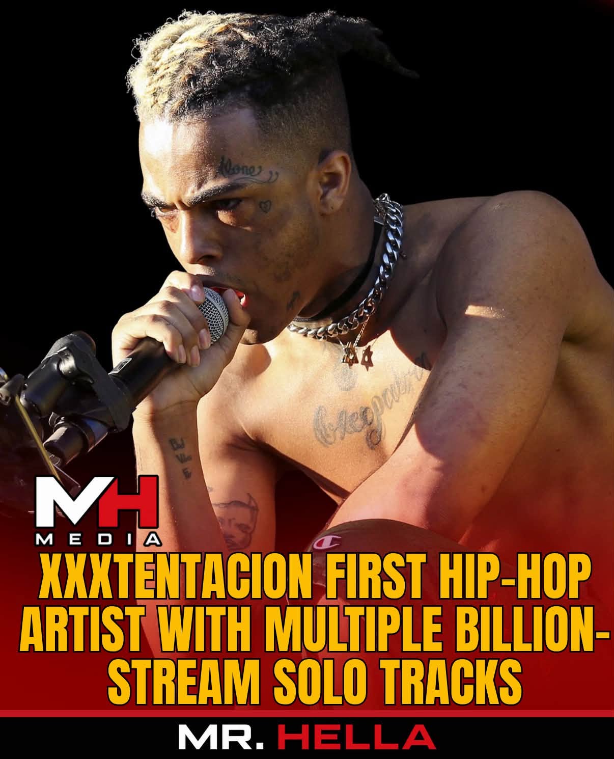 XXXTENTACION Made Spotify History as First Hip-Hop Artist With Three Solo Songs Over 1 Billion Streams