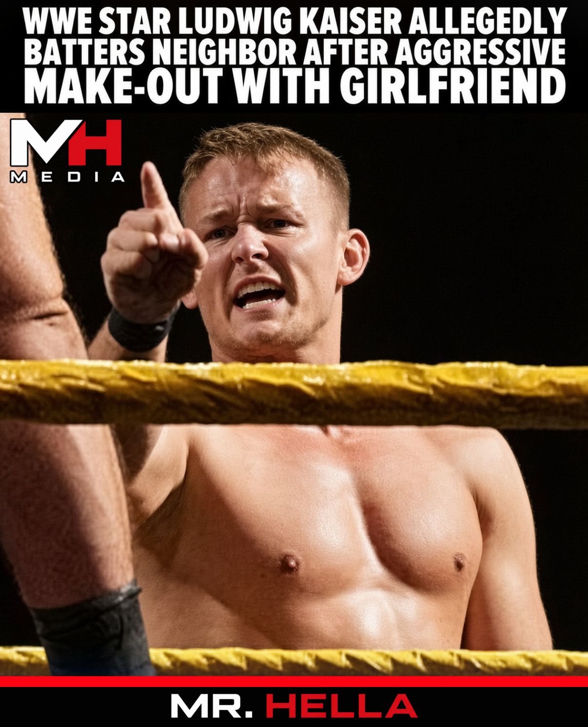 WWE Star Ludwig Kaiser Allegedly Batters Neighbor After Aggressive Make-Out With Girlfriend