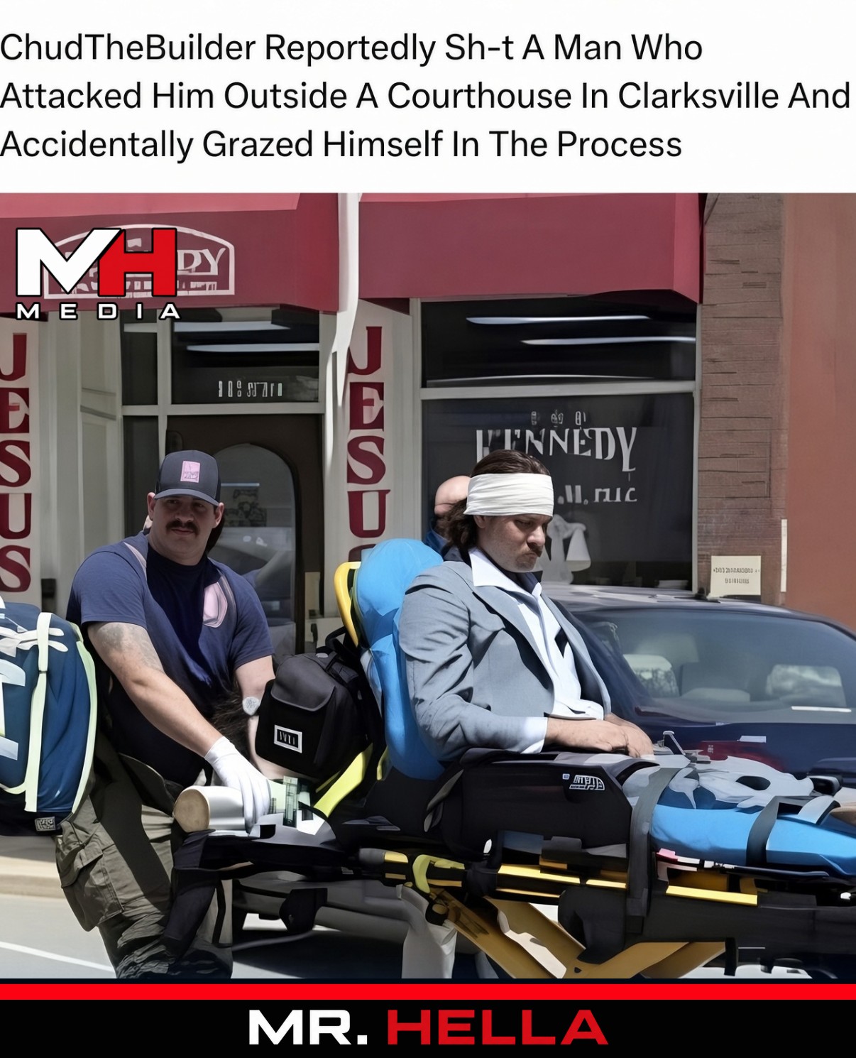 ChudTheBuilder Reportedly Shot a Man Who Attacked Him Outside a Courthouse