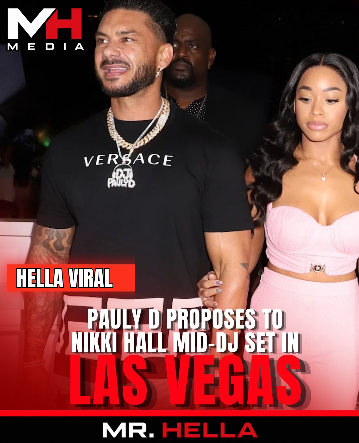 Pauly D Proposes to Nikki Hall During Las Vegas DJ Set