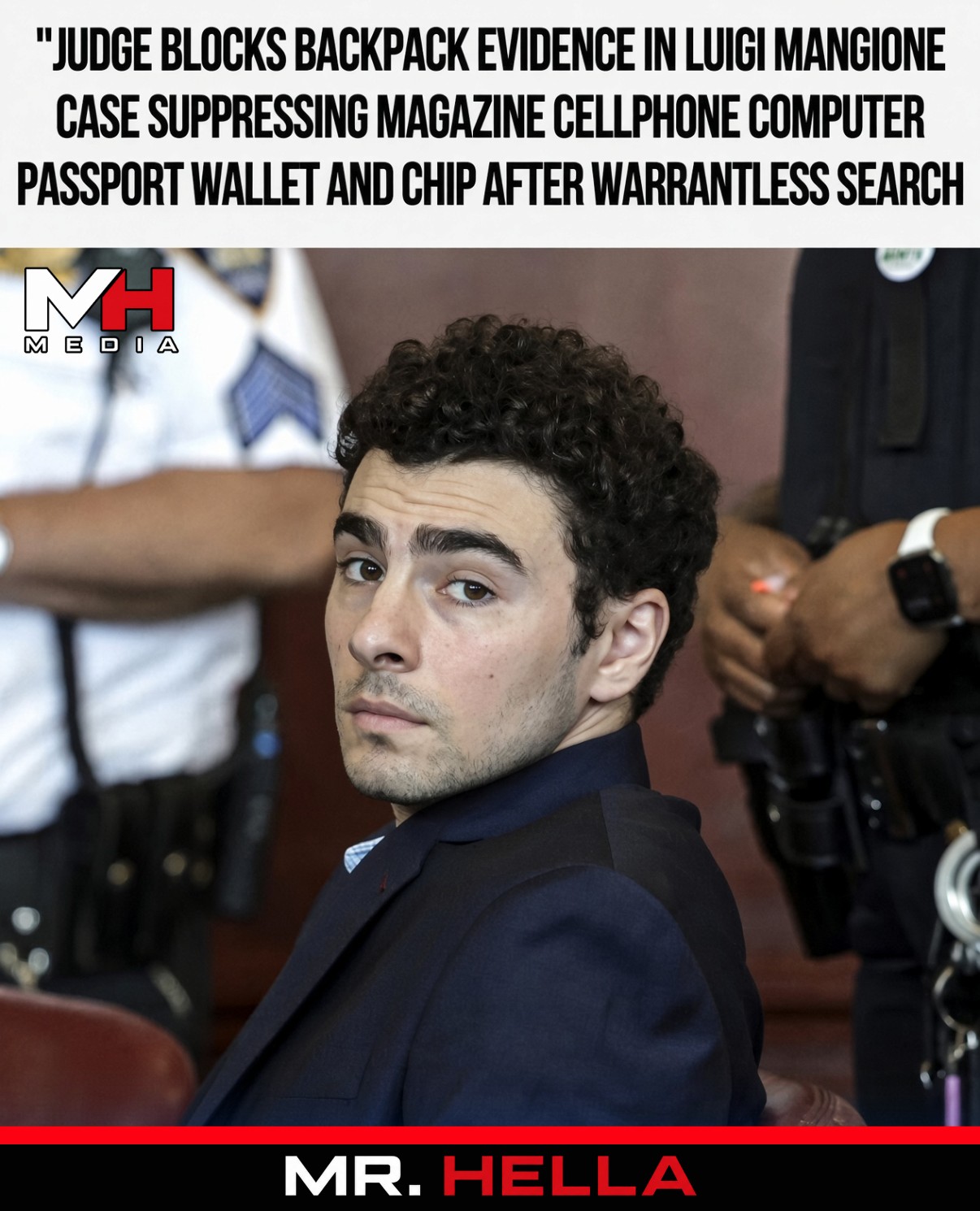 Judge Blocks Backpack Evidence in Luigi Mangione Case