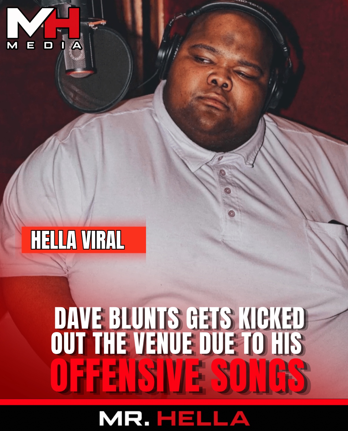 Dave Blunts Faces Venue Controversy Over Explicit Lyrics and Refusal to Censor Music