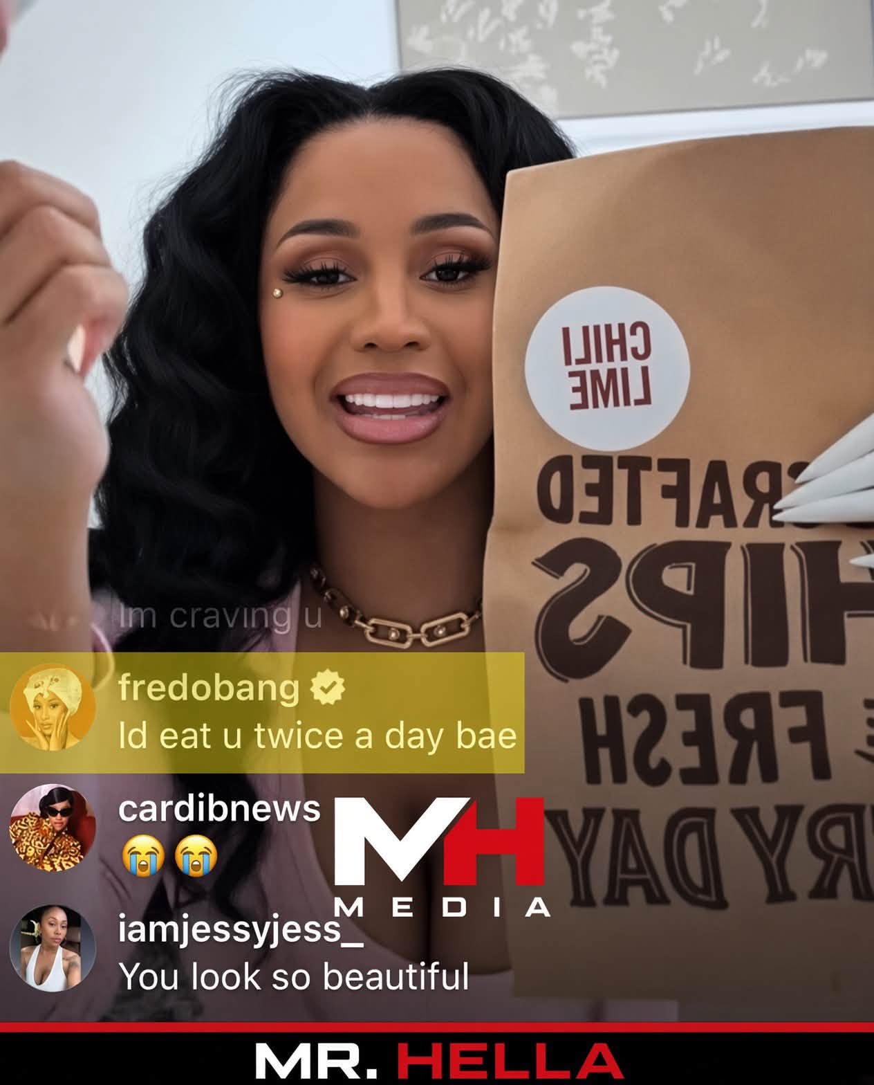 Fredo Bang Shoots His Shot at Cardi B With Wild Comment During Instagram Live — image 2