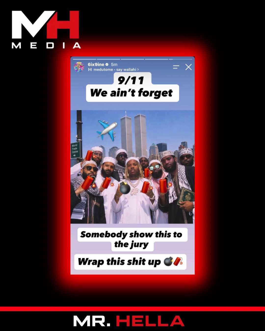 6ix9ine Trolls Lil Durk Over Federal Trial, Plans ‘Going-Away Party’ If Rapper Is Found Guilty — image 2
