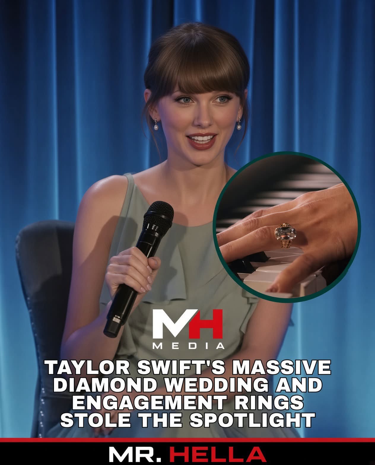 Taylor Swift’s Massive Diamond Ring Steals the Spotlight
