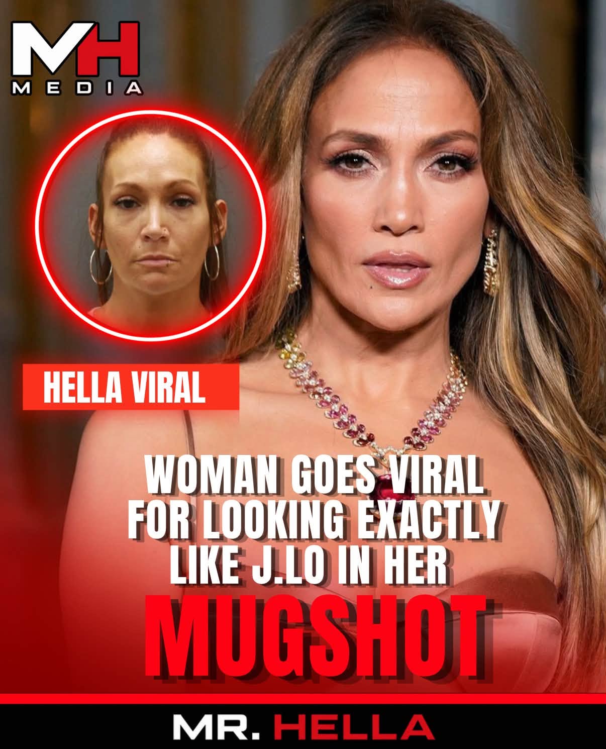 Minnesota Woman’s Mugshot Goes Viral Over Jennifer Lopez Resemblance