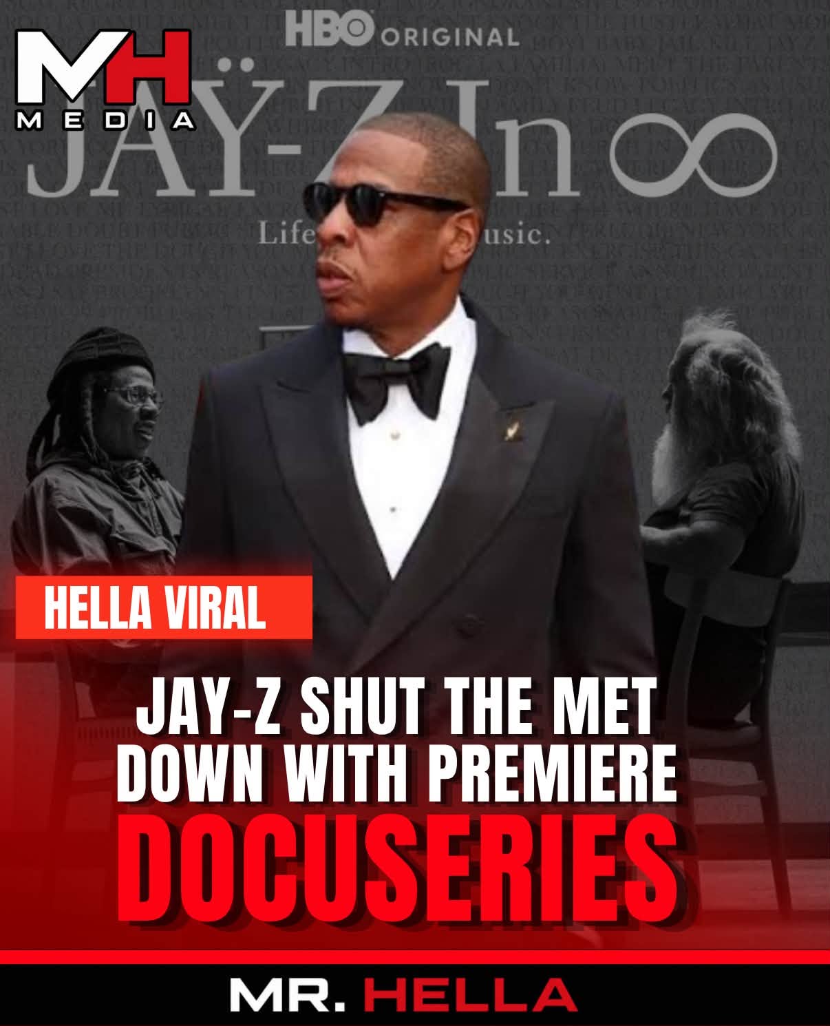 Jay-Z Premieres ‘JAŸ-Z in 8’ Docuseries at the Met With Beyoncé by His Side