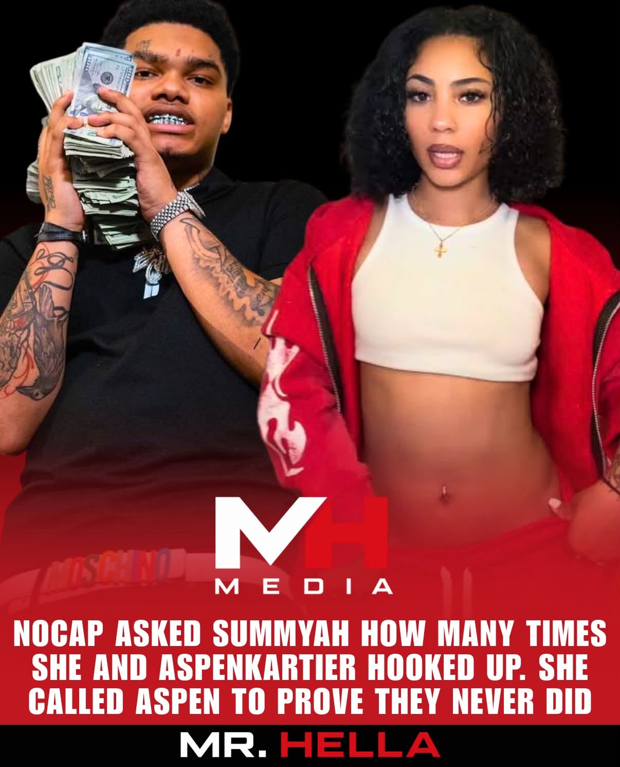 Summyah Marie Denies Hooking Up With Aspen Kartier, Then NoCap Calls Her