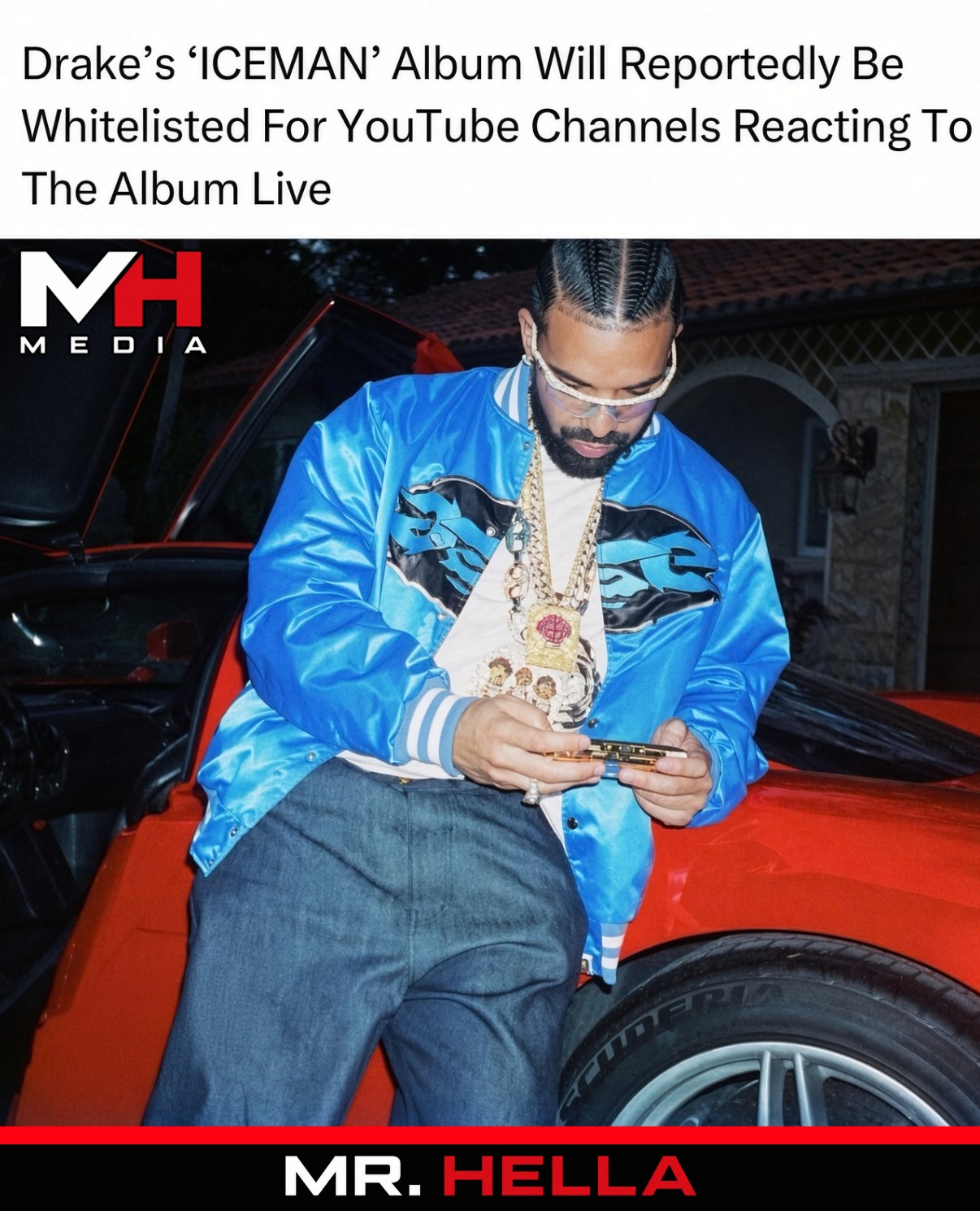 Drake’s “ICEMAN” Album Will Reportedly Be Whitelisted for YouTube Channels Reacting to the Album Live