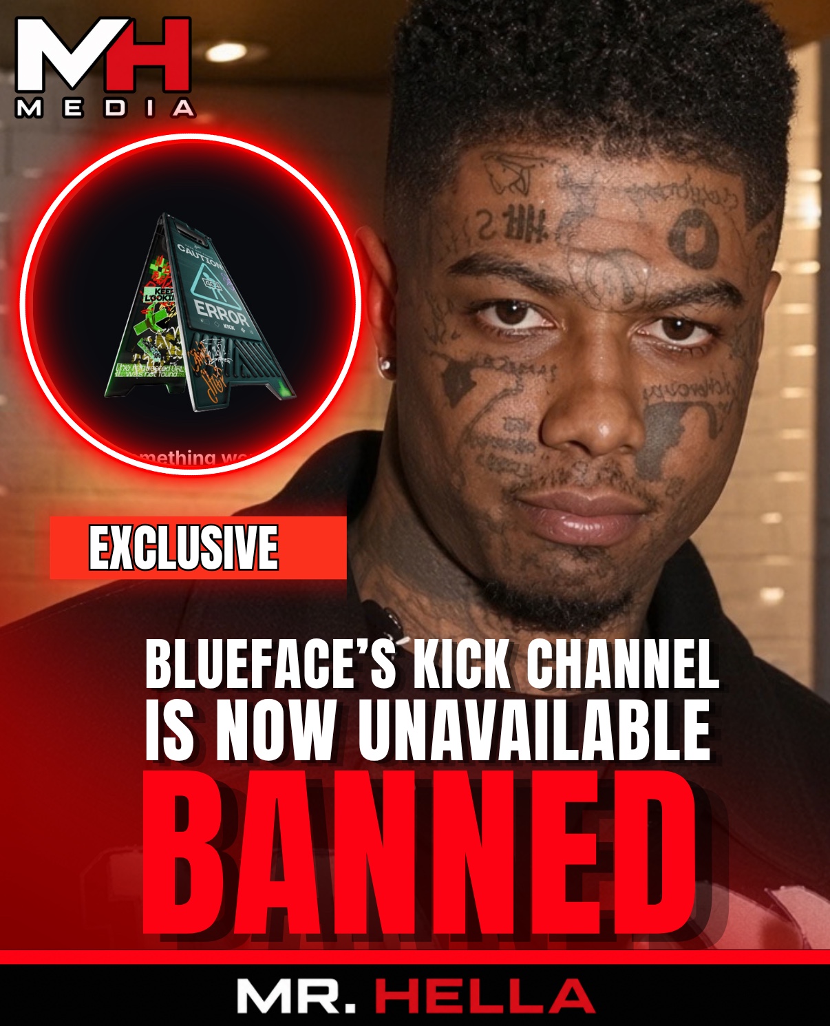 Blueface’s Kick Channel Disappears Days After Chrisean Rock PPV Lawsuit