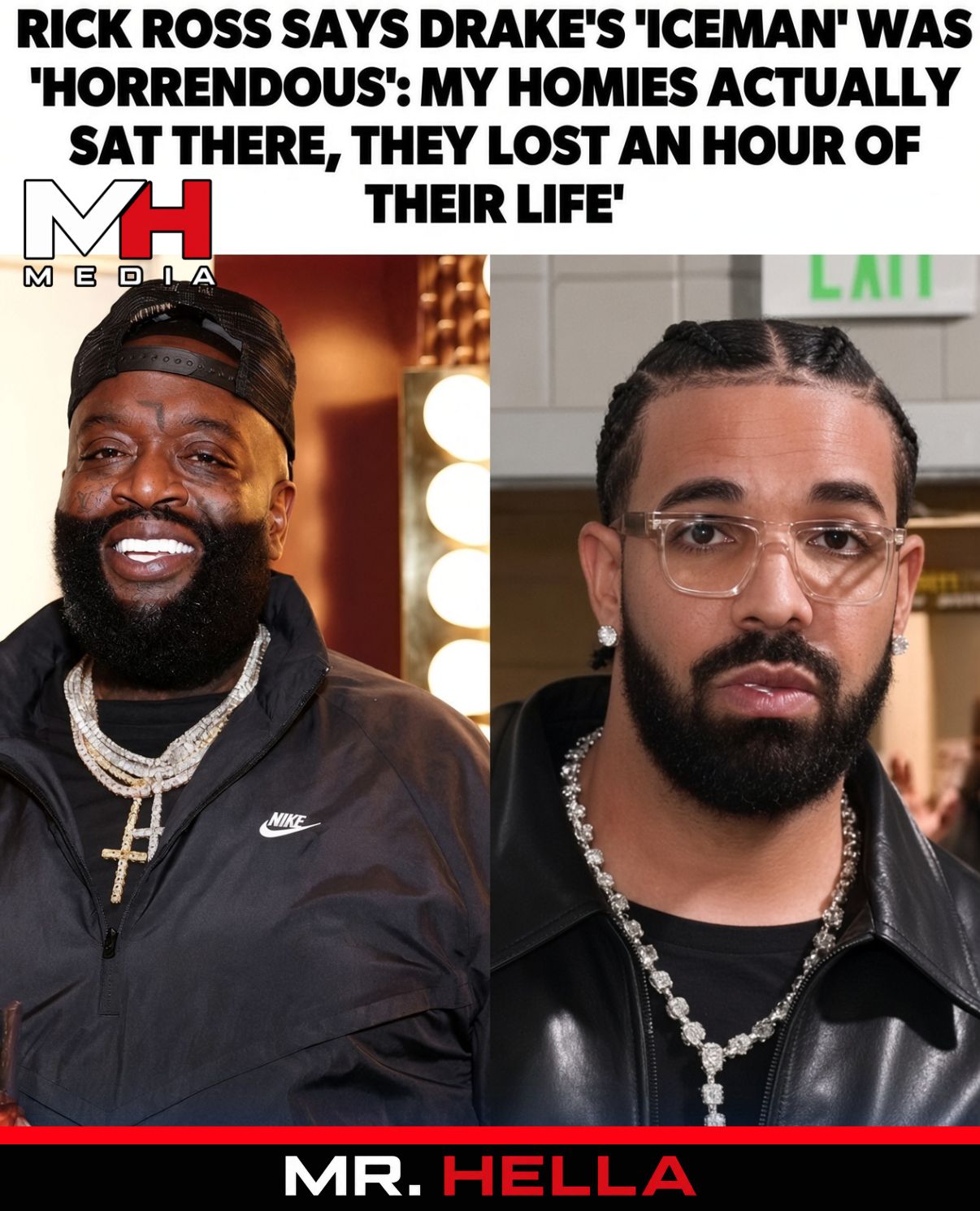 Rick Ross Says Drake’s *ICEMAN* Was “Horrendous”
