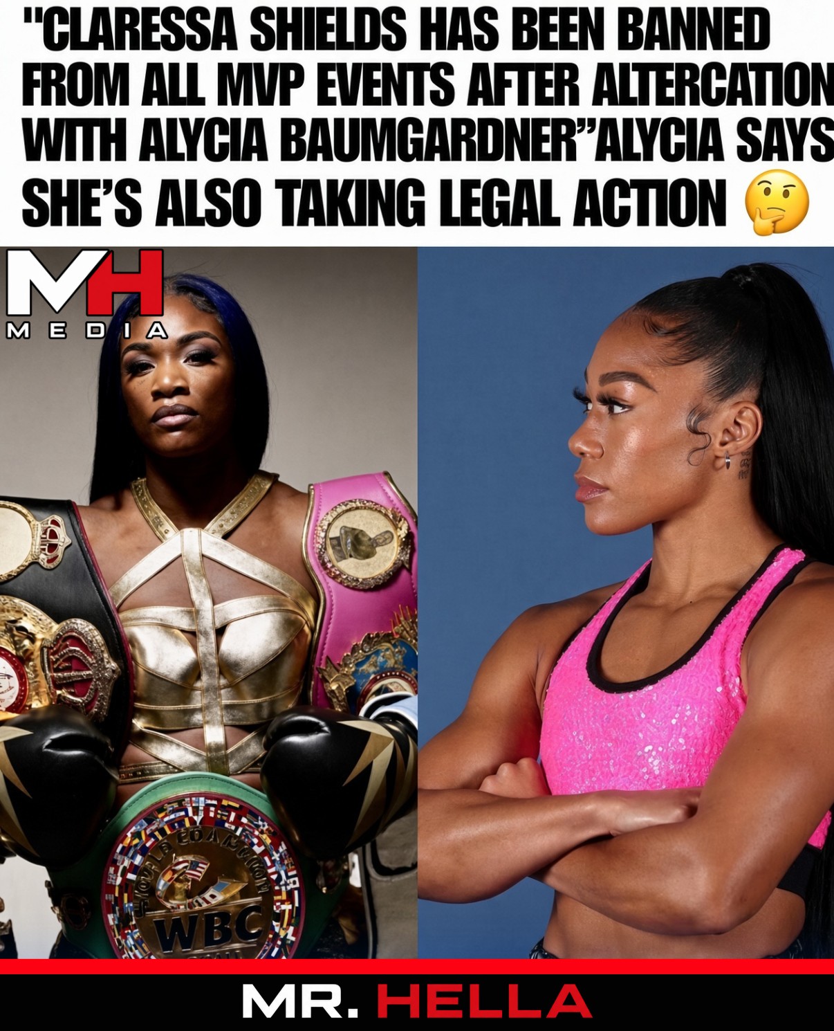 Claressa Shields Has Been Banned From All MVP Events After Altercation With Alycia Baumgardner