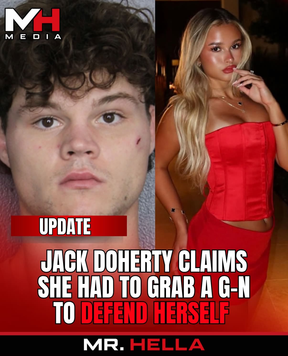 Jack Doherty’s Girlfriend Says She Grabbed Gun After He Allegedly Pushed Her Down and Put Hands Around Her Neck