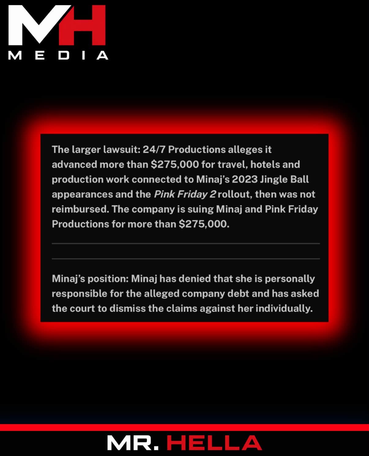 Nicki Minaj’s Team Called $250K ‘Pink Friday 2’ Promo Budget “Extremely Low” — image 4