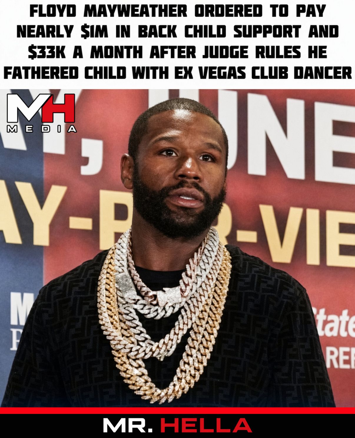 Floyd Mayweather Ordered to Pay Nearly $1M in Back Child Support