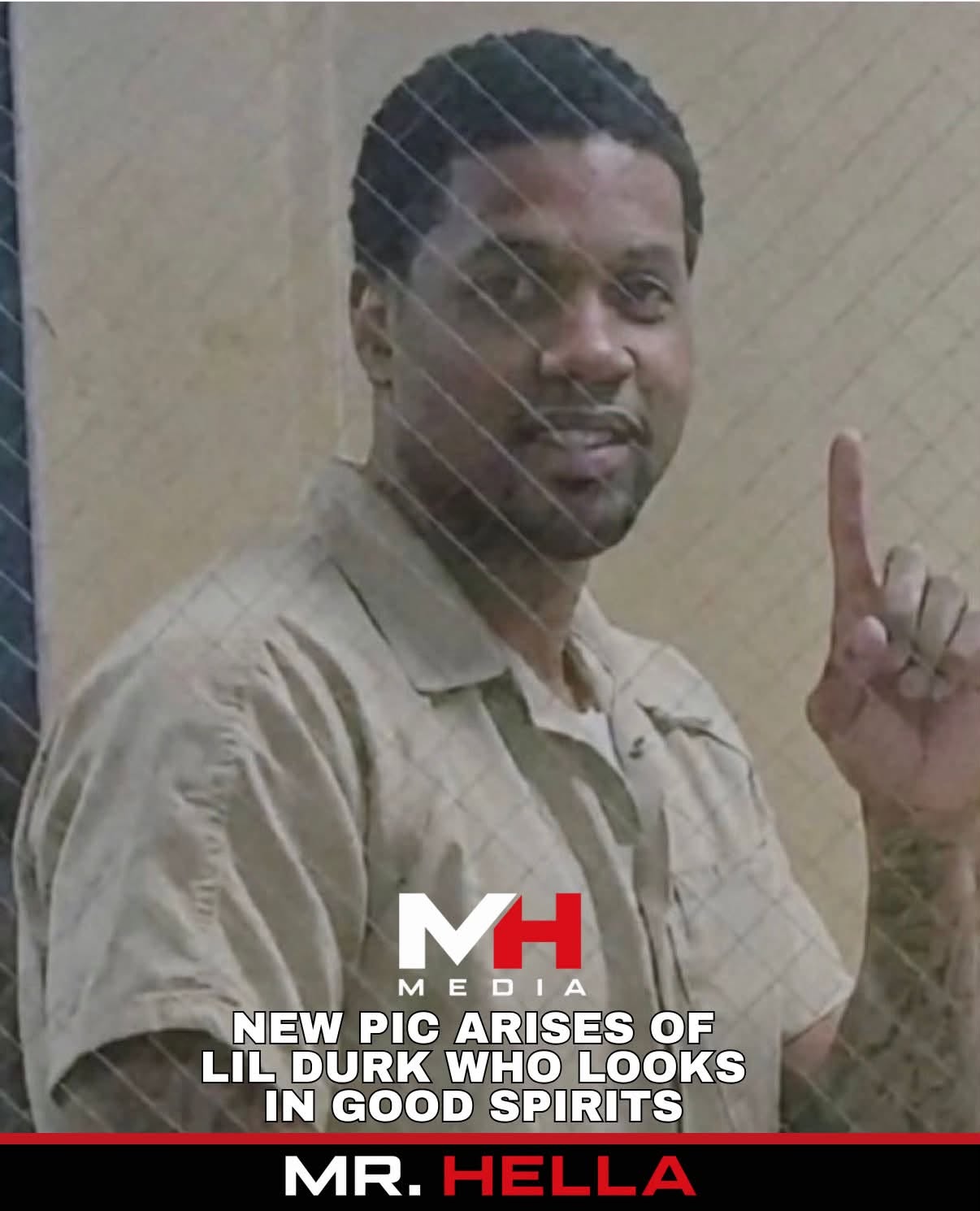 New Lil Durk Photo Surfaces From Federal Custody With His Dreadlocks Gone