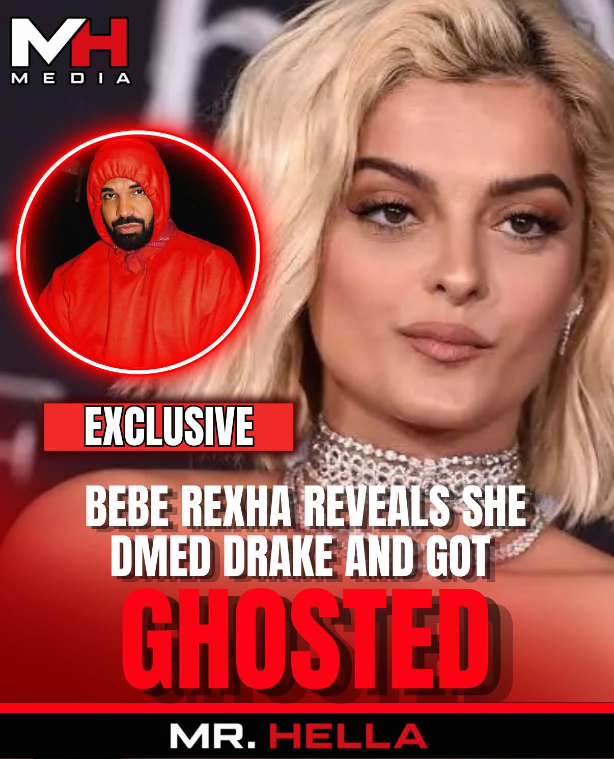 Bebe Rexha Says She Slid Into Drake’s DMs Calling Herself His ‘Dream Girl’ — But Never Got a Response
