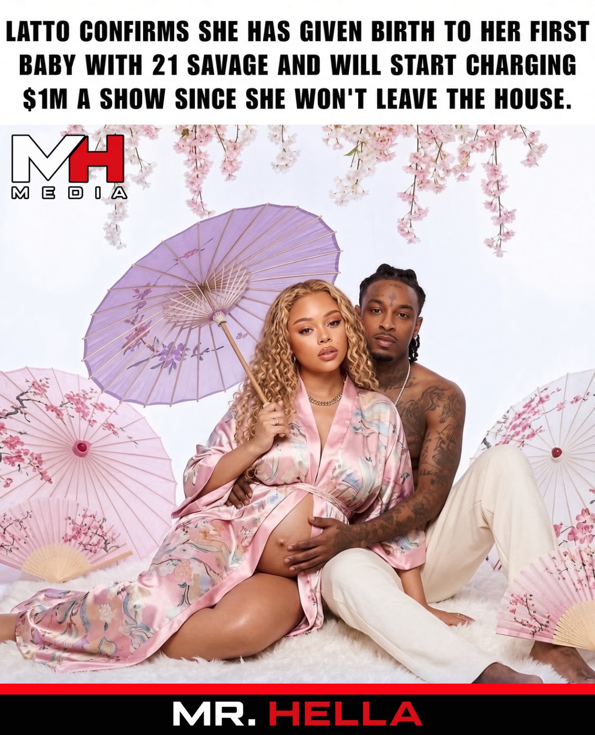 Latto Confirms She Has Given Birth to Her First Baby With 21 Savage