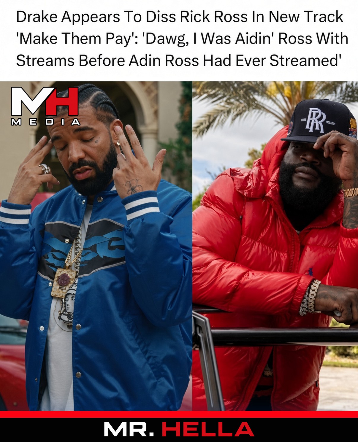 Drake Appears to Diss Rick Ross on “Make Them Pay”