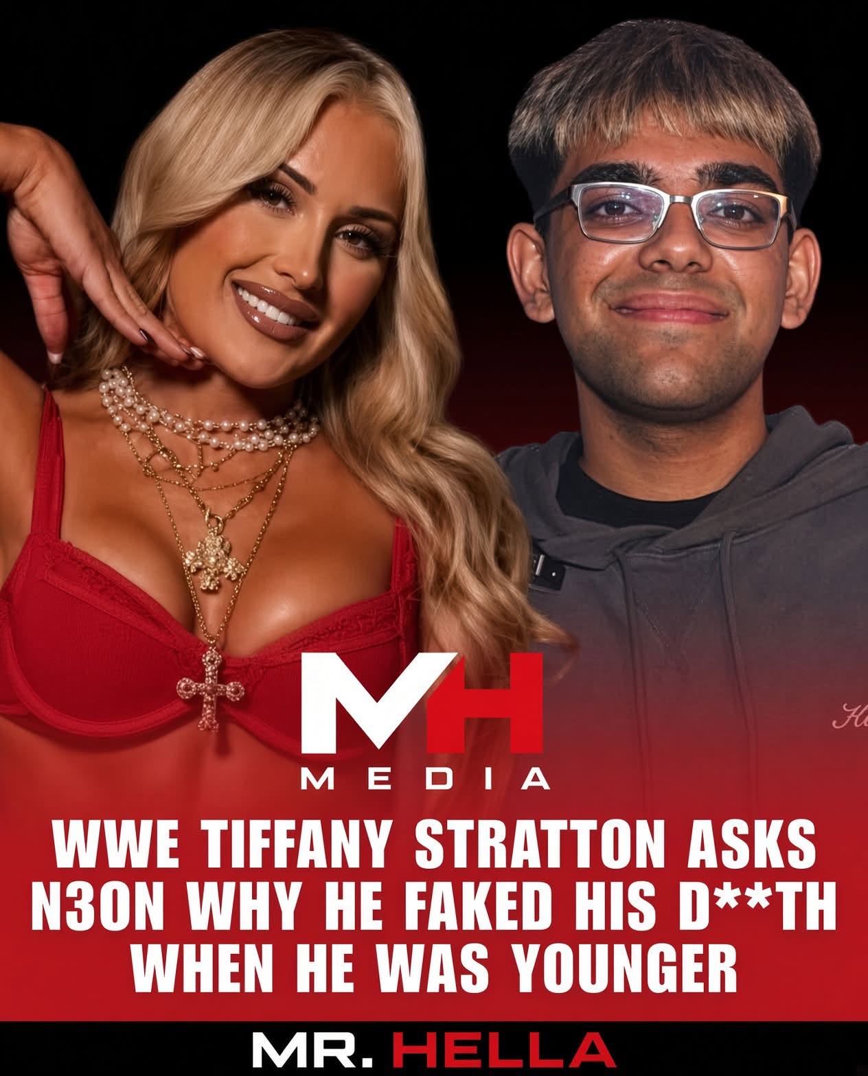Tiffany Stratton asked Kick streamer N3on why he faked his death