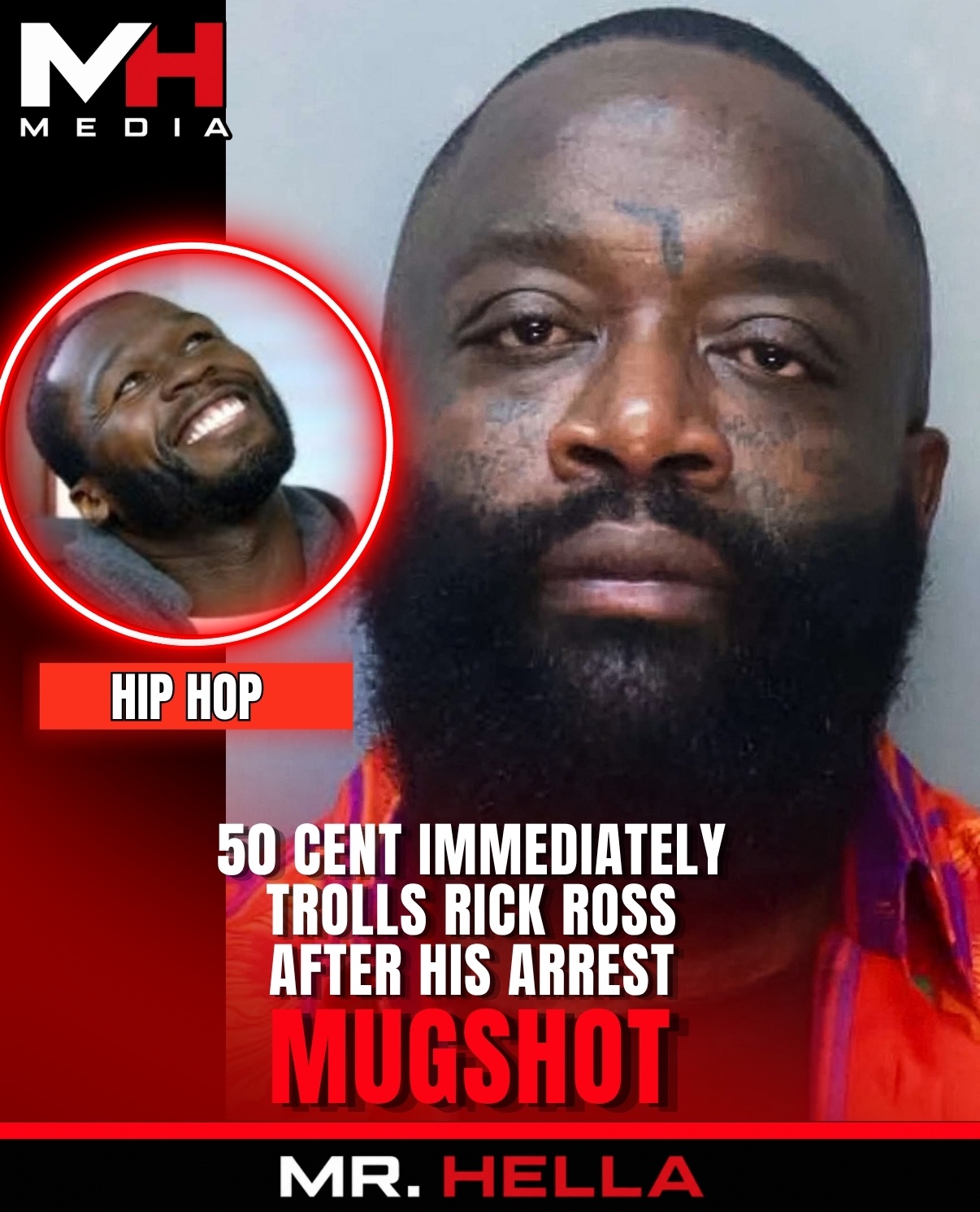 50 Cent Immediately Trolls Rick Ross After Domestic Violence Arrest