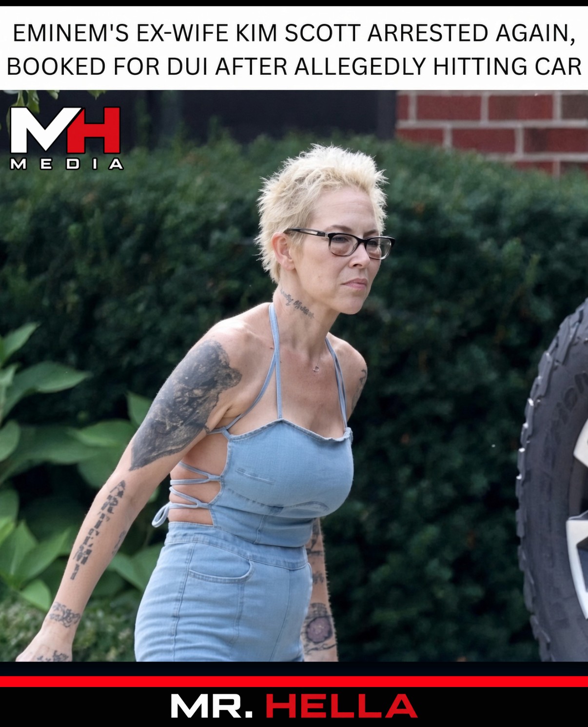 Eminem’s Ex-Wife Kim Scott Arrested Again, Booked for DUI After Allegedly Hitting Car