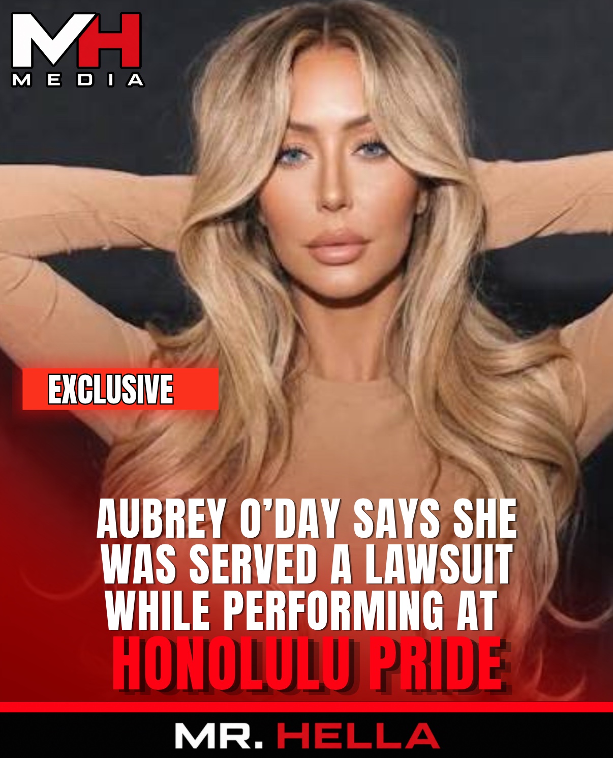 Aubrey O’Day Claims She Was Served With a Lawsuit on Stage During Honolulu Pride Performance