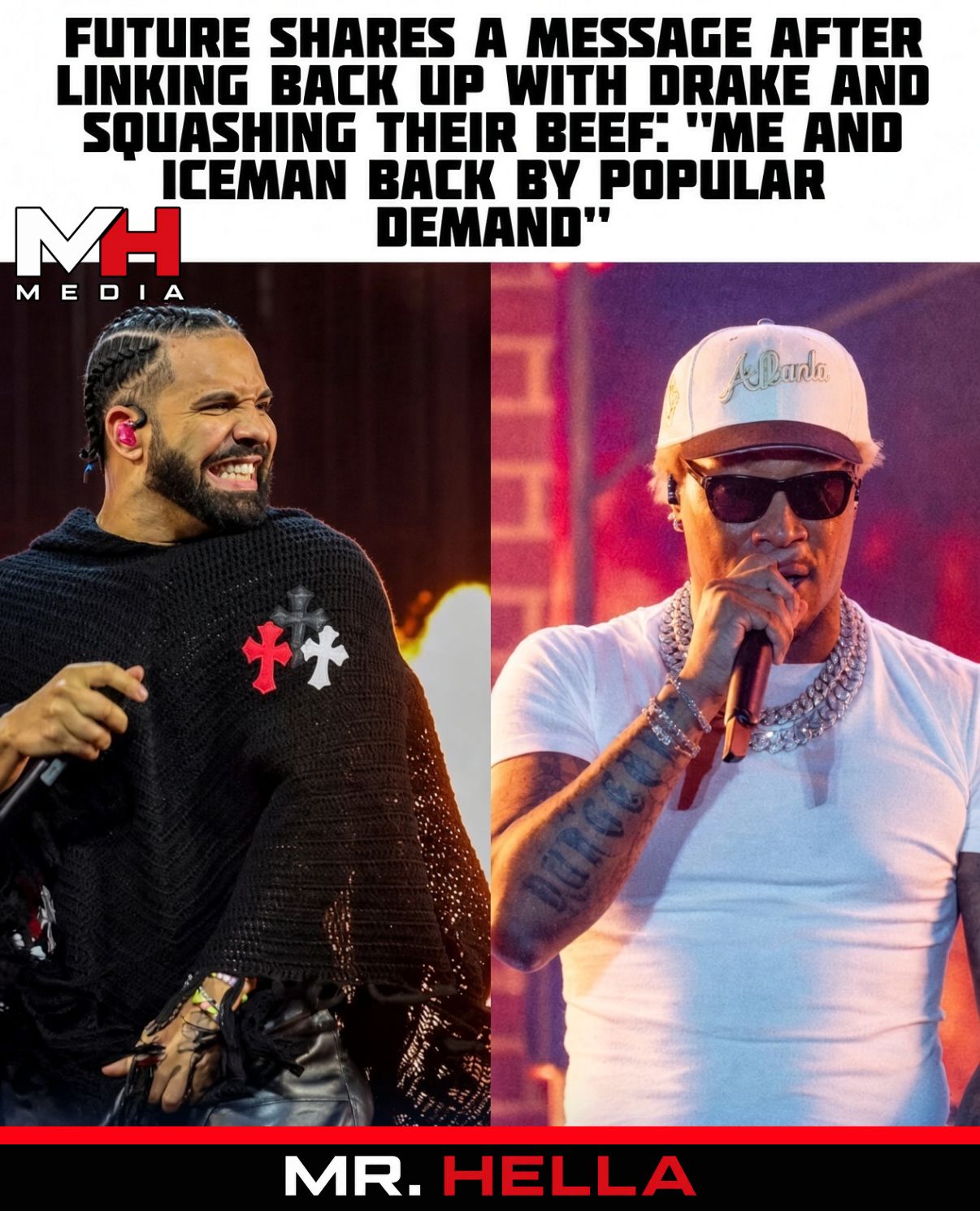 Future Shares a Message After Linking Back Up With Drake and Squashing Their Beef